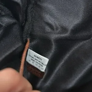 Genicci | Bags | Genicci Unisex Cognac Leather Roll Top  display picture 1